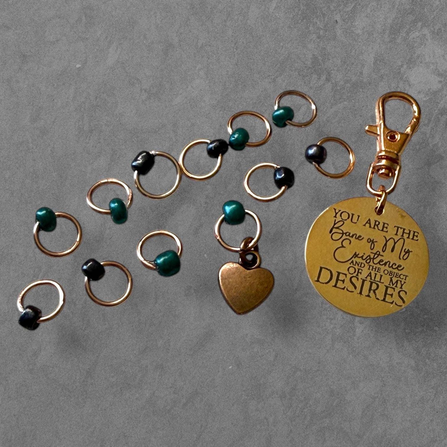 Bane of My Existence Progress and Stitch Markers