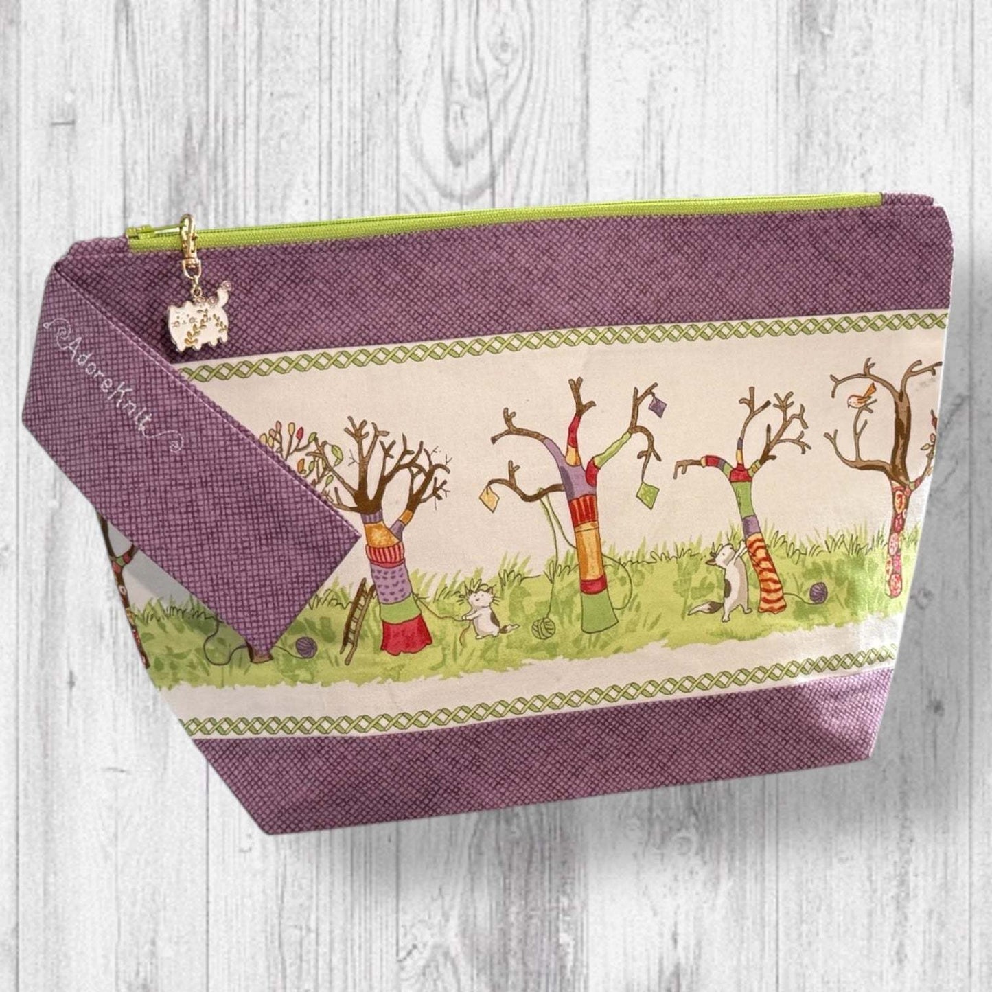 Tree Meowgicians Project Bag