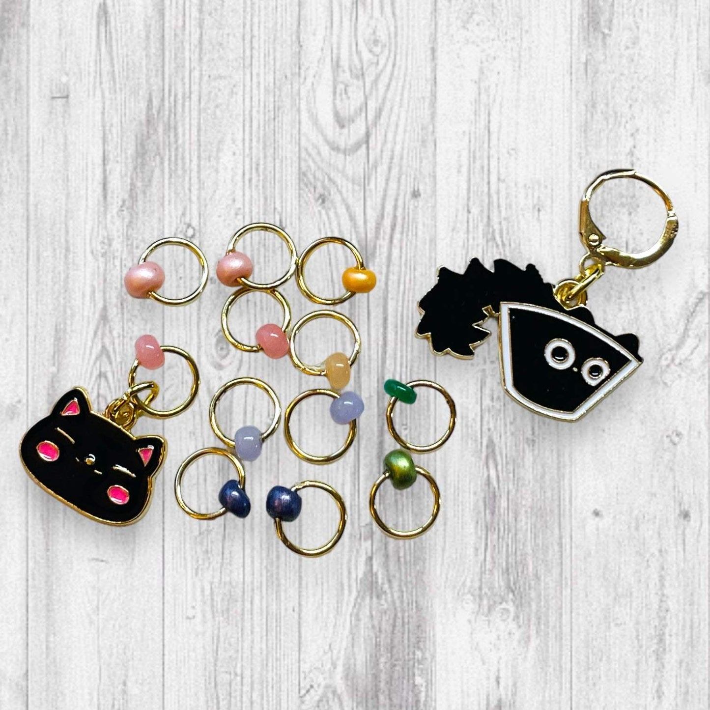 Turbulent Black Cat!!!! Progress Marker Set - AdoreKnit