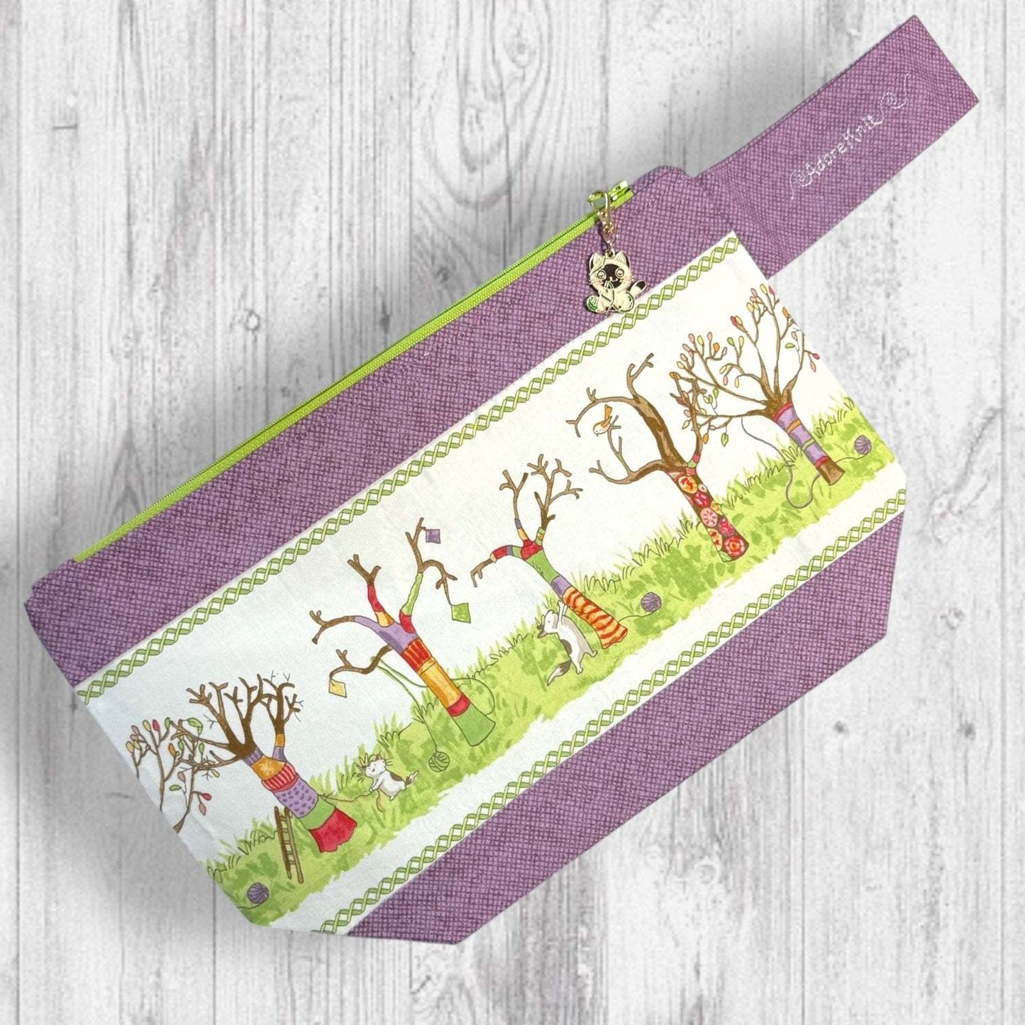 Tree Meowgicians Project Bag