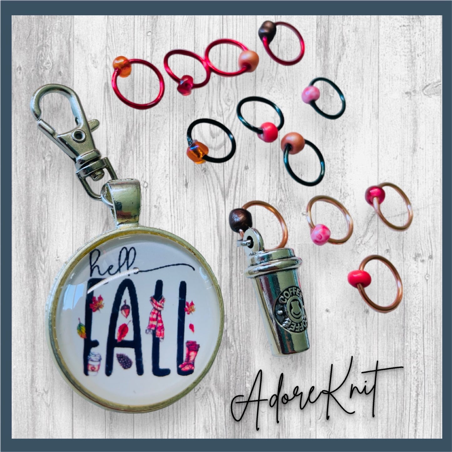 Hello Fall Progress Marker Set PSL - AdoreKnit