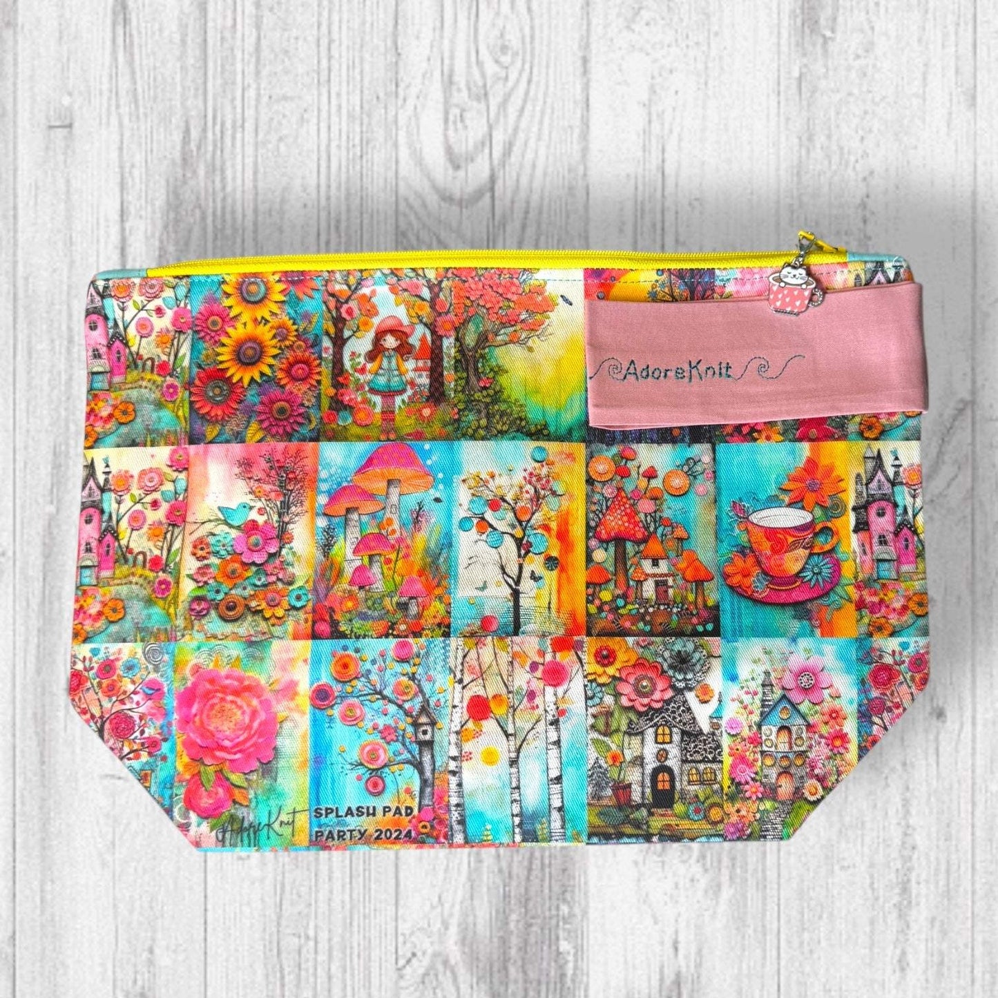 2025 Exclusive Splash Pad Party Cottage Blooms Collection Project Bag Equator, Day-to-Day, Carry All