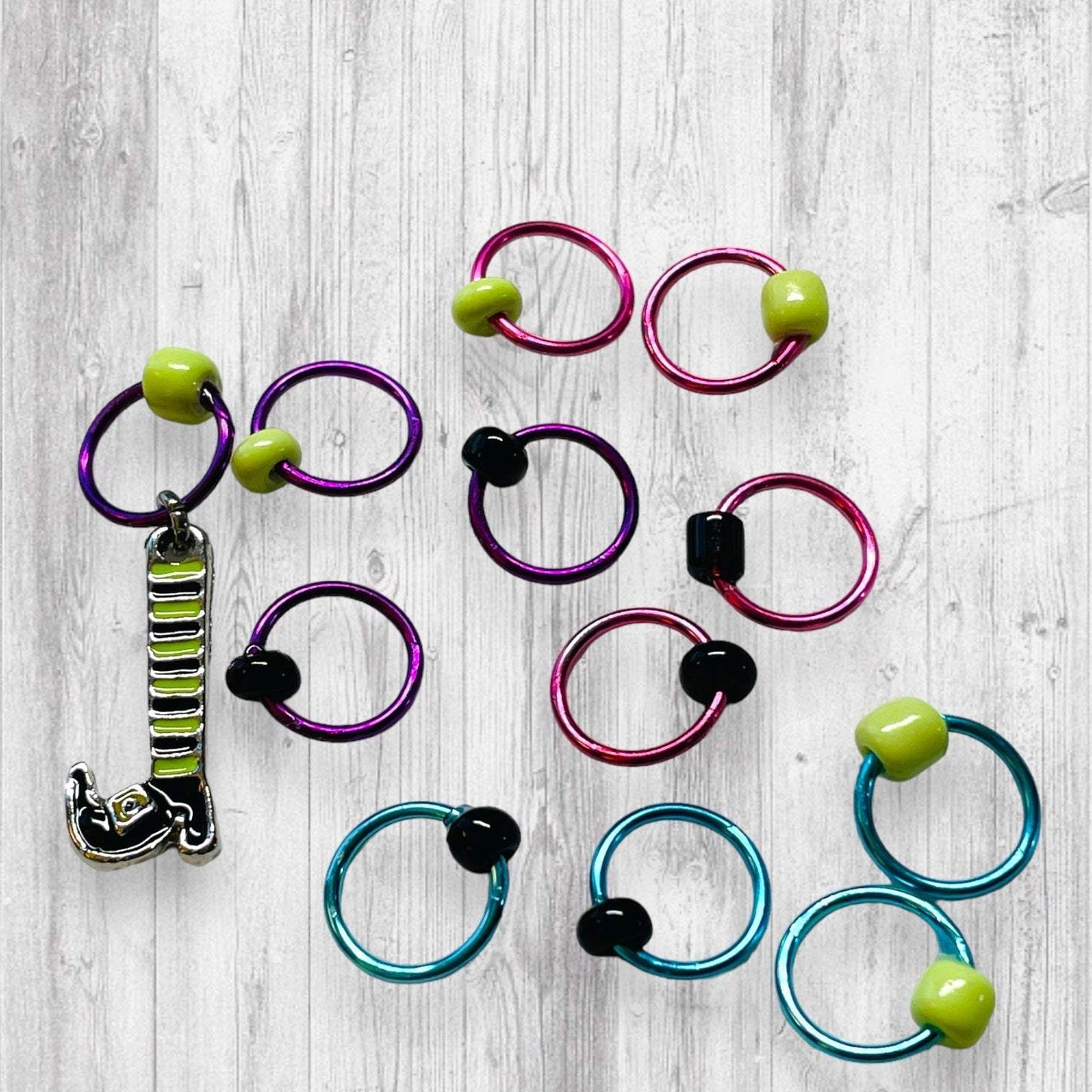 Just a Bunch of Hocus Pocus Progress and Stitch Markers - AdoreKnit