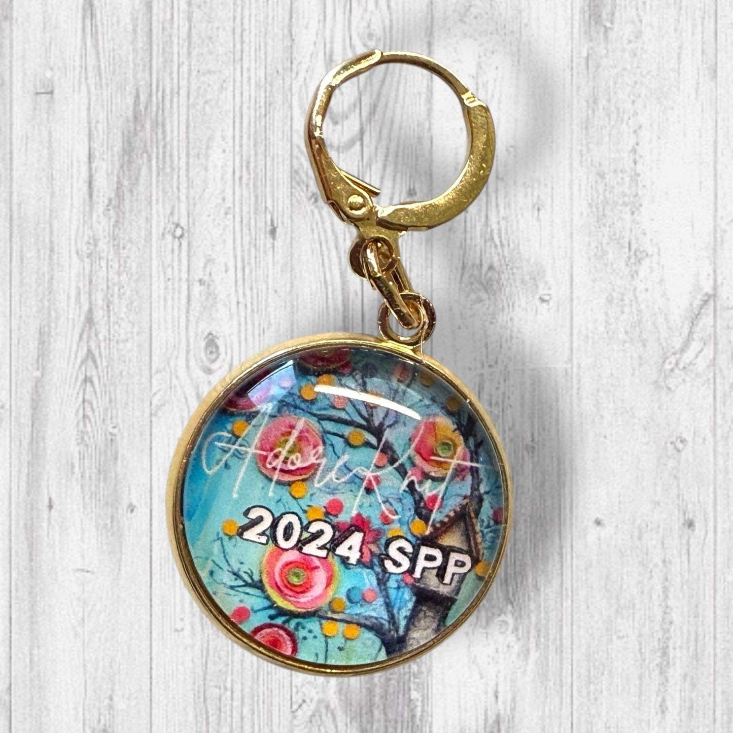2025 Exclusive Splash Pad Party Cottage Blooms Collection Progress and Stitch Marker Set