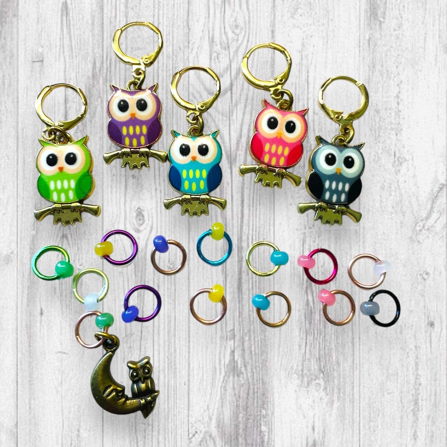 Owl I Do Is Win! Progress Marker Set - AdoreKnit