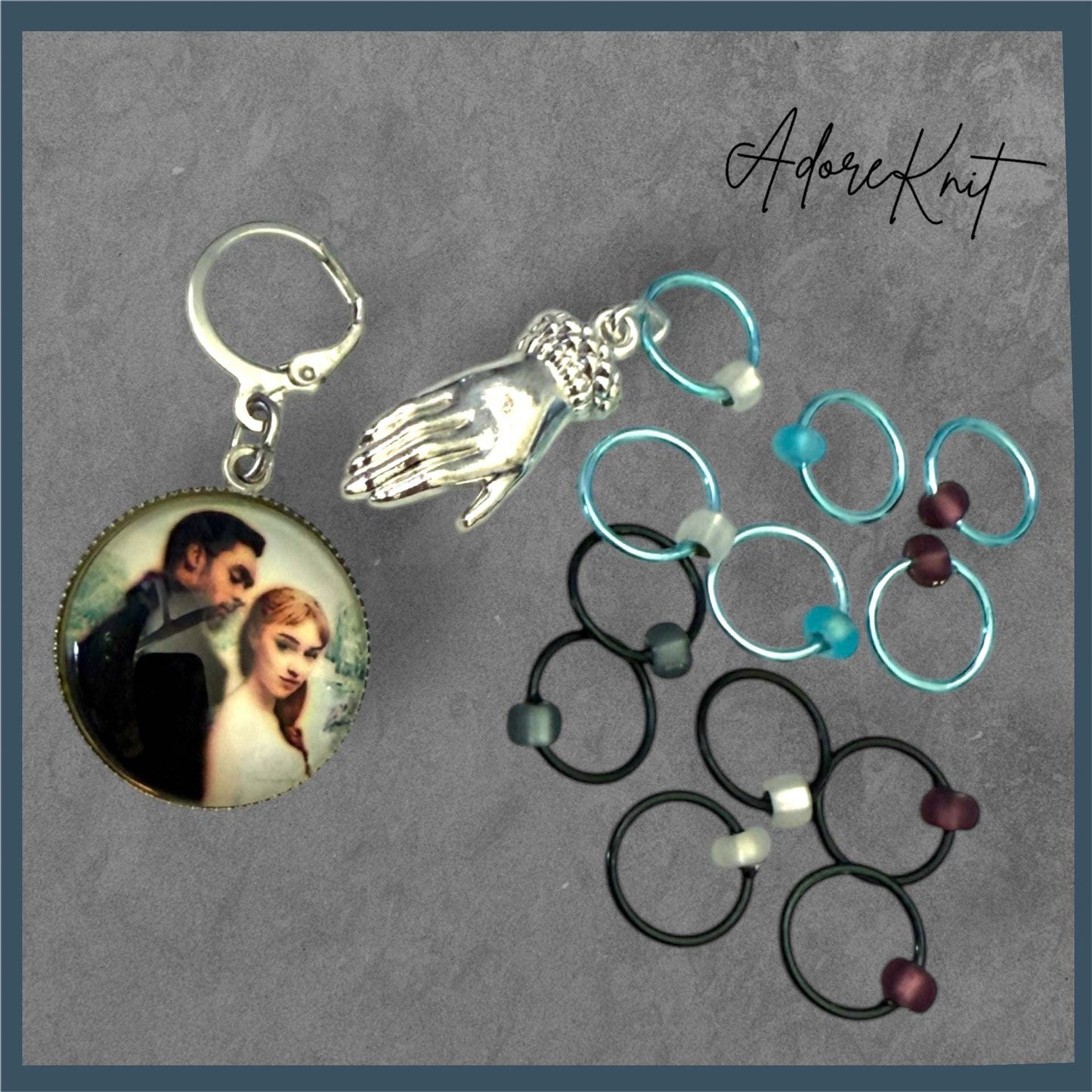 To Meet a Beautiful Woman Progress and Stitch Markers