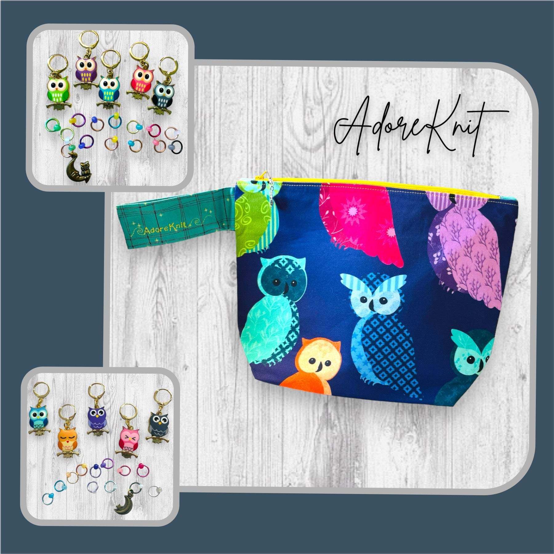 Owl I Do Is Win! Progress Marker Set - AdoreKnit