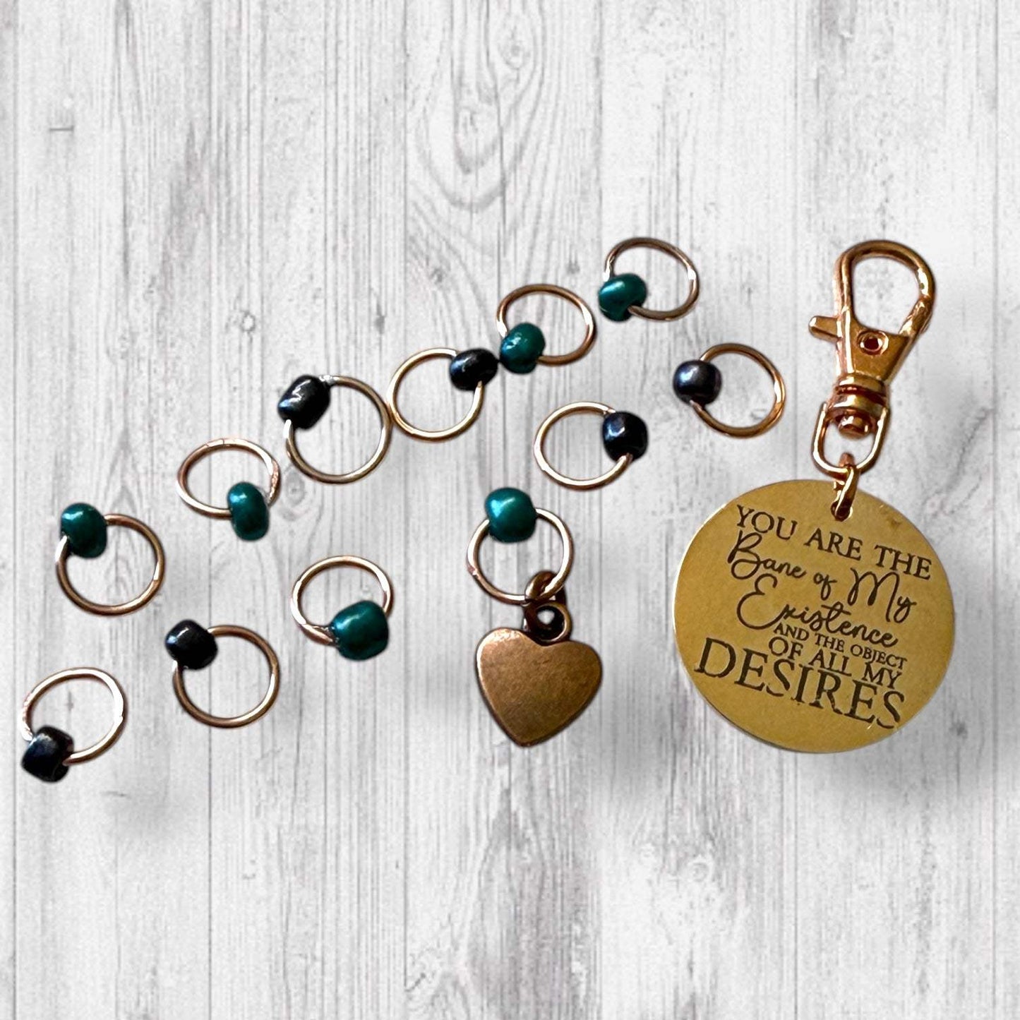 Bane of My Existence Progress and Stitch Markers