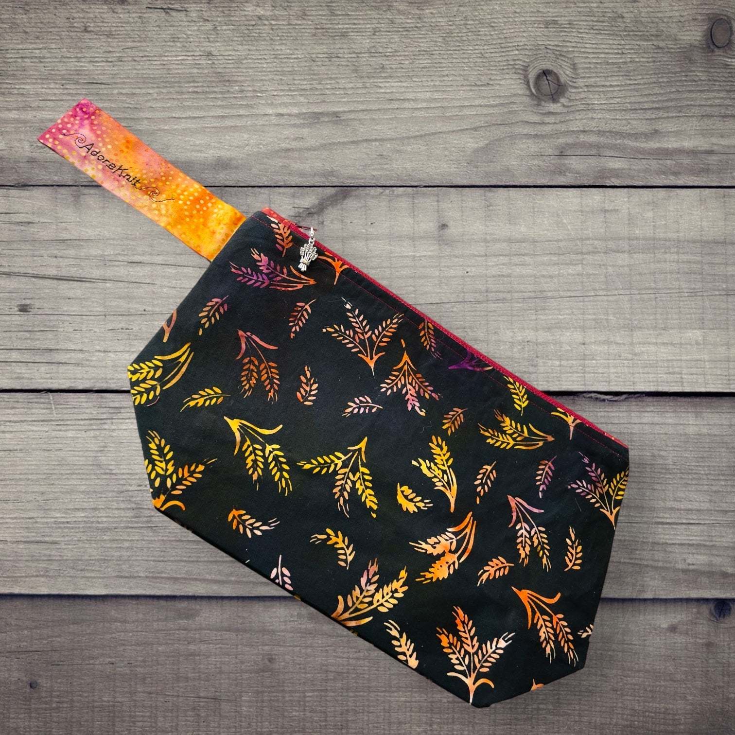 2023 Pigskin Party Fall Wheat Harvest Project Bag - AdoreKnit