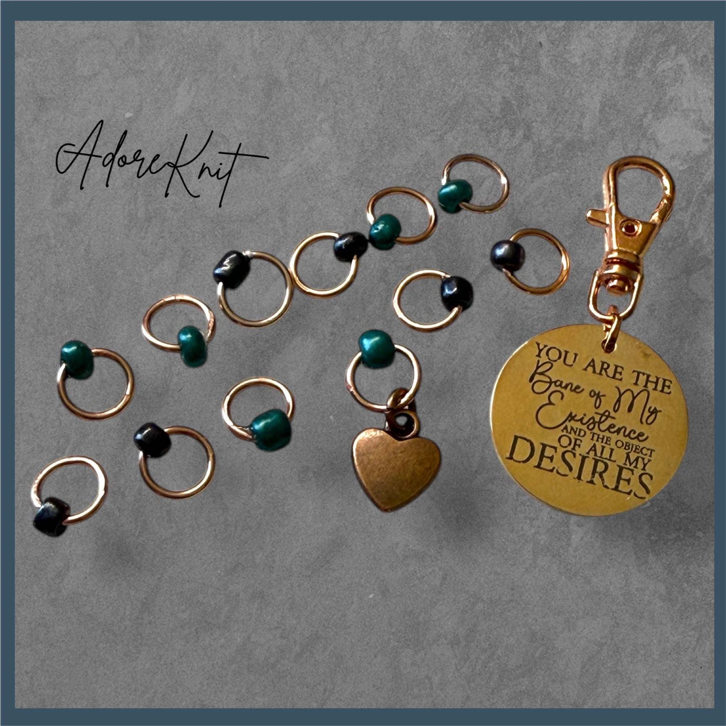 Bane of My Existence Progress and Stitch Markers