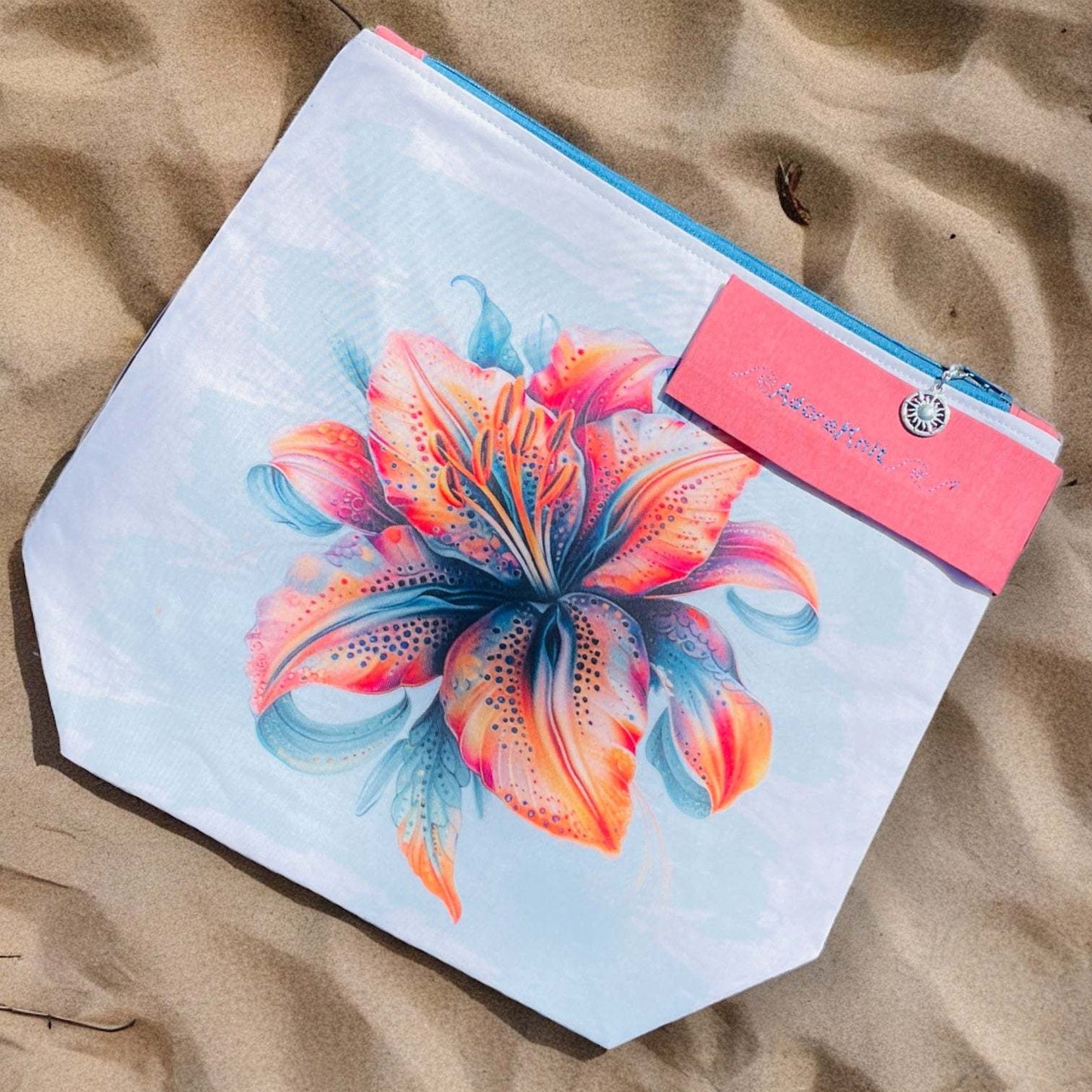 Stargazer Lily Project Bag - AdoreKnit