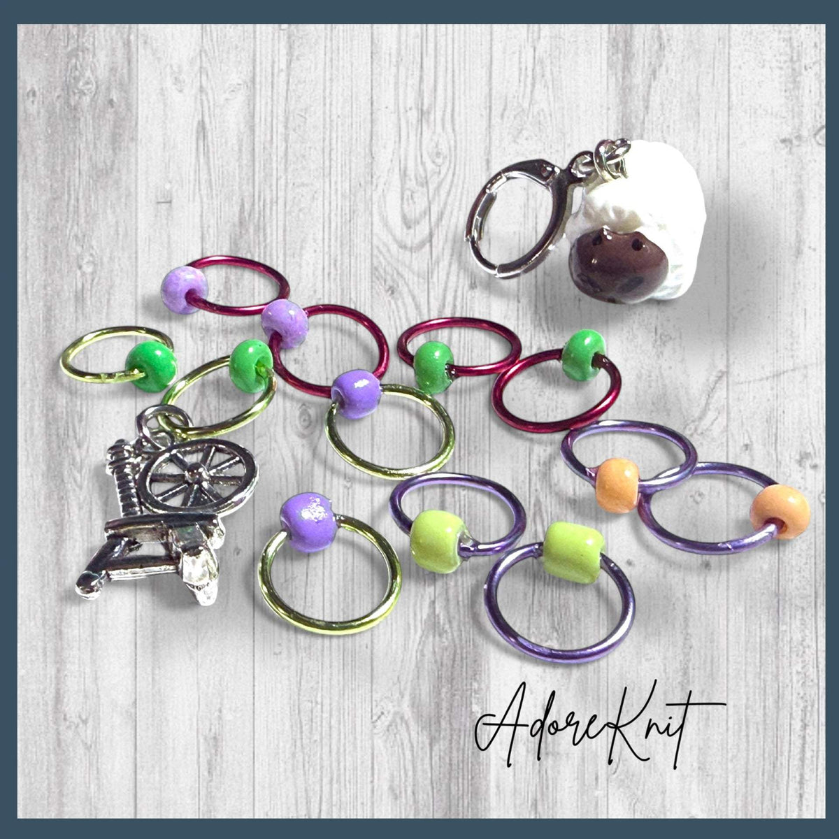Ewe Made This Happen Progress and Stitch Markers