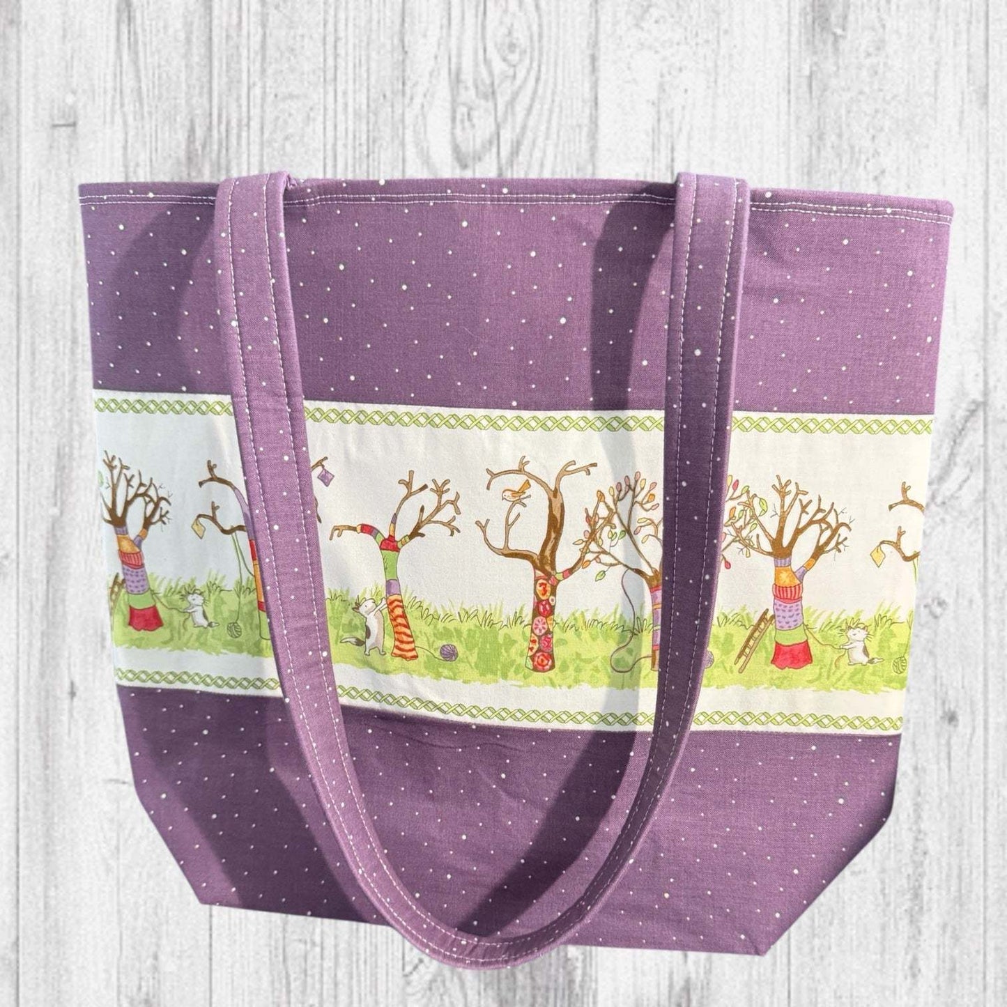 Tree Meowgicians Project Bag