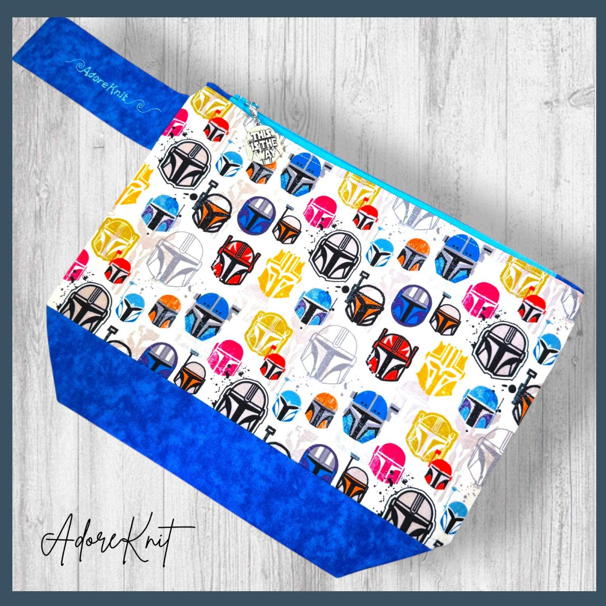 This Is the Way (to Finish It) Project Bag | Zippered Bag | May the Force 2026 Collection