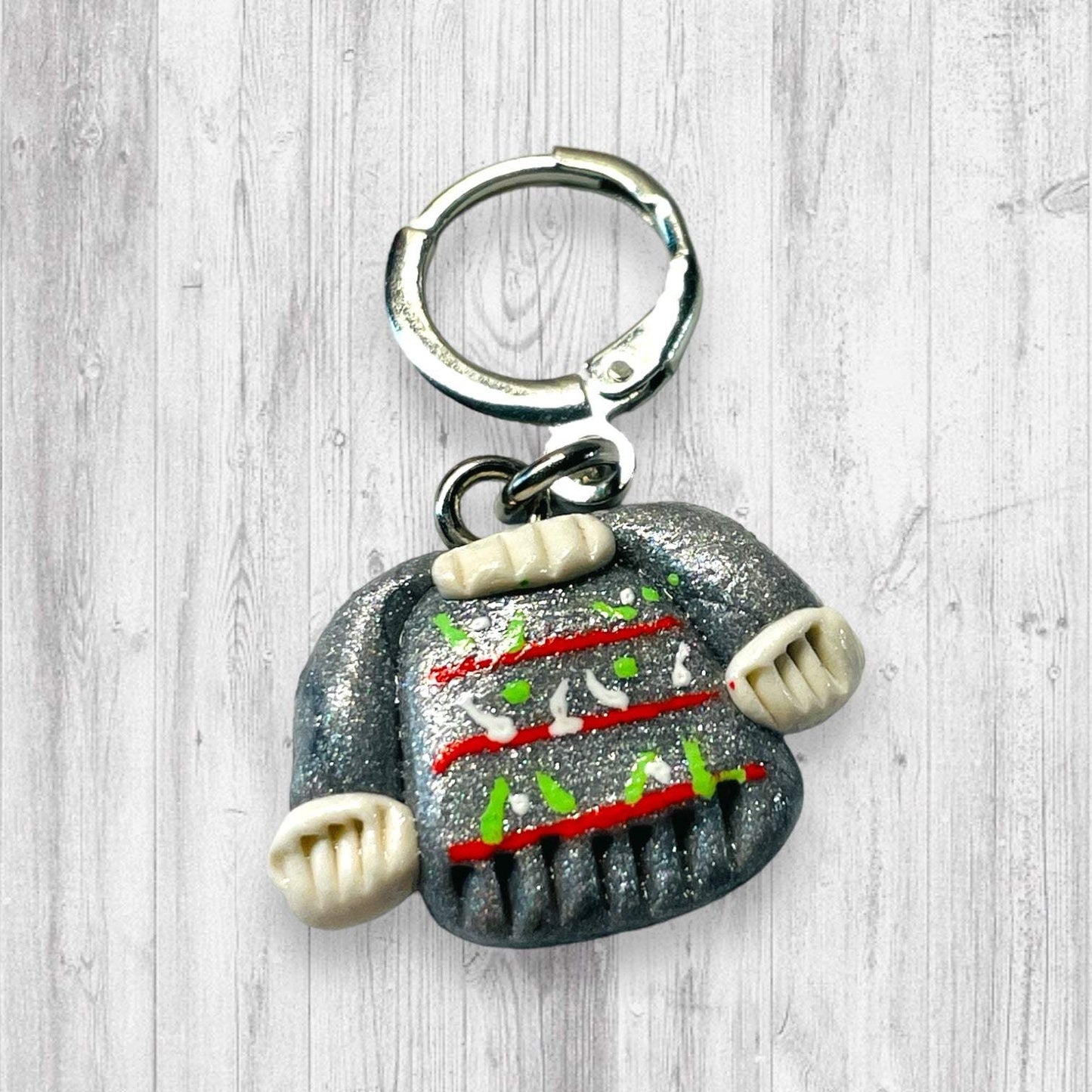 Colorwork Sweater Progress and Stitch Markers Christmas Yarn - AdoreKnit