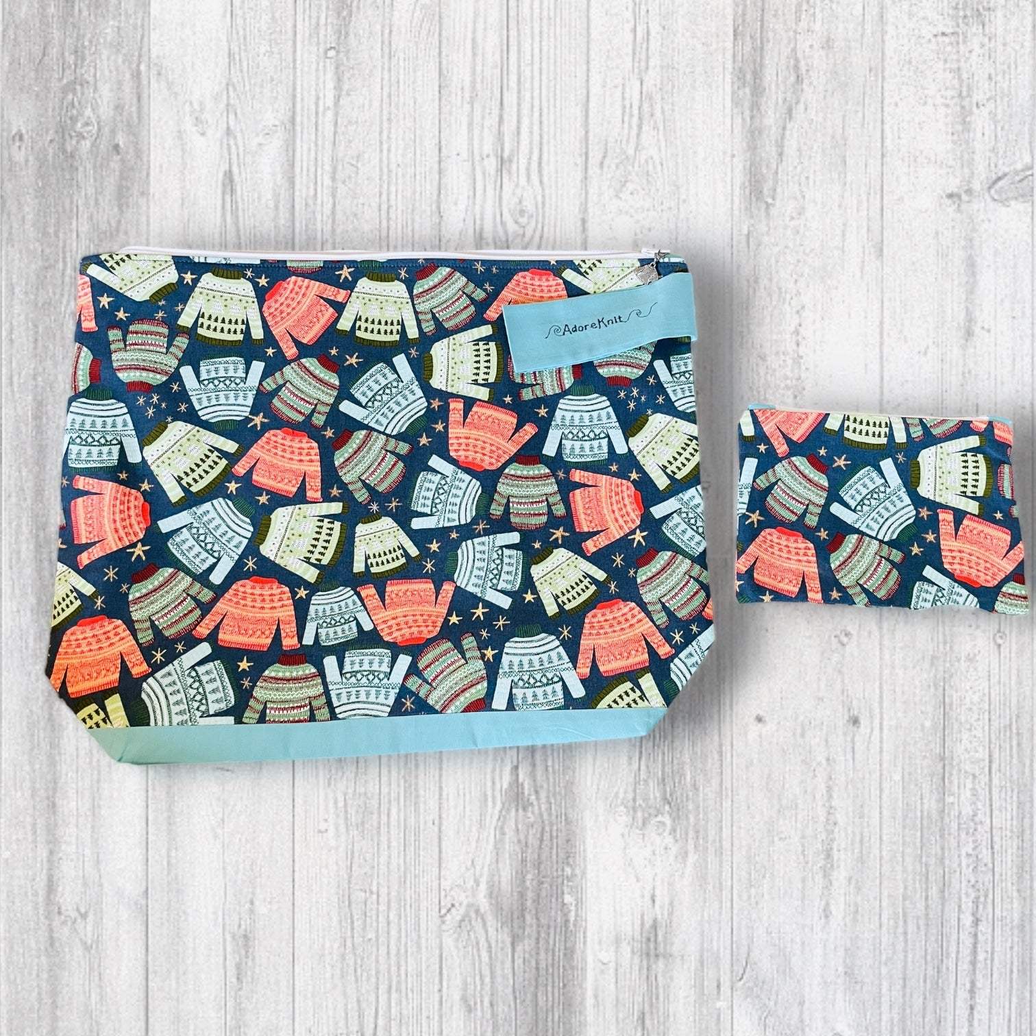 Sweater Knitting Project Bag - AdoreKnit