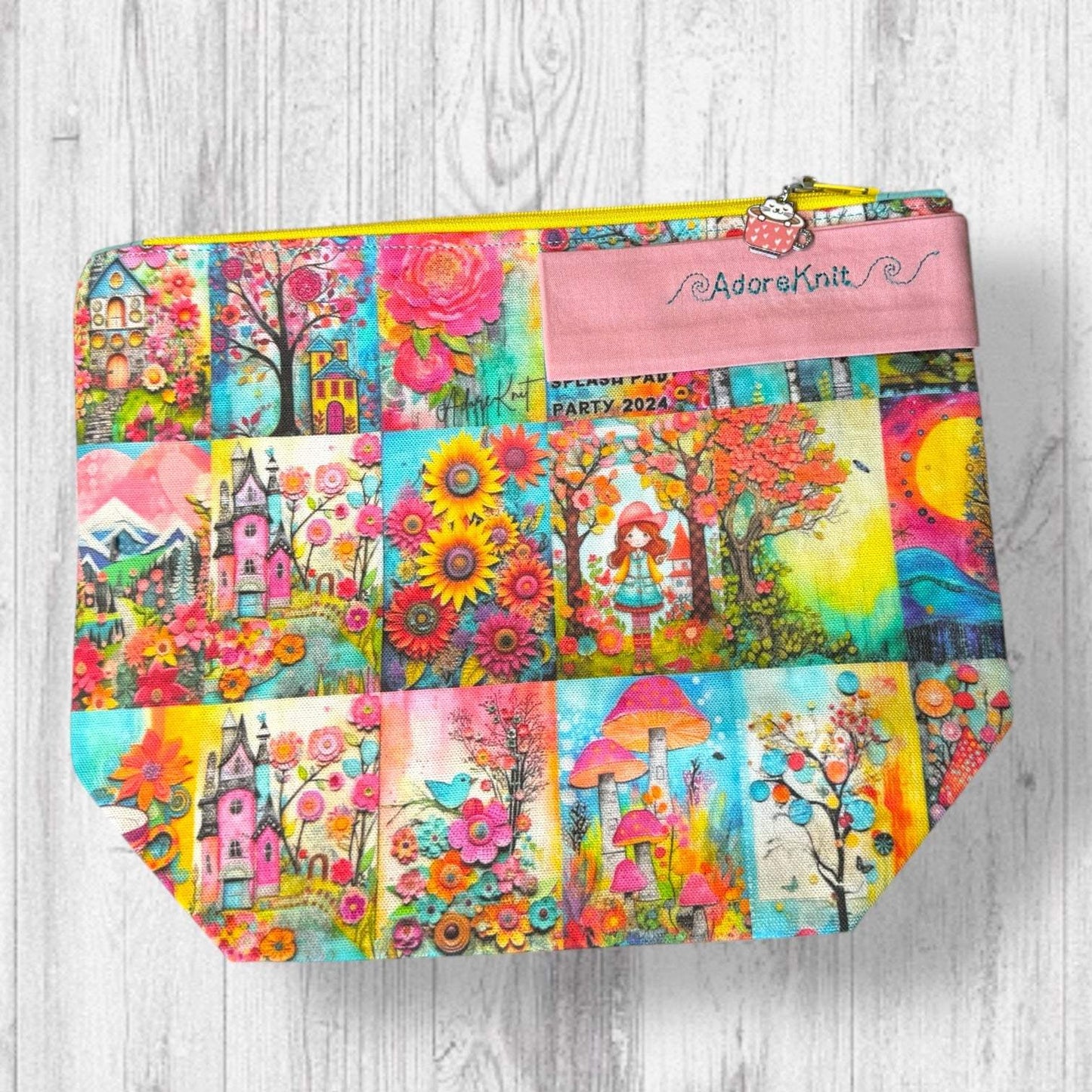 2025 Exclusive Splash Pad Party Cottage Blooms Collection Project Bag Equator, Day-to-Day, Carry All