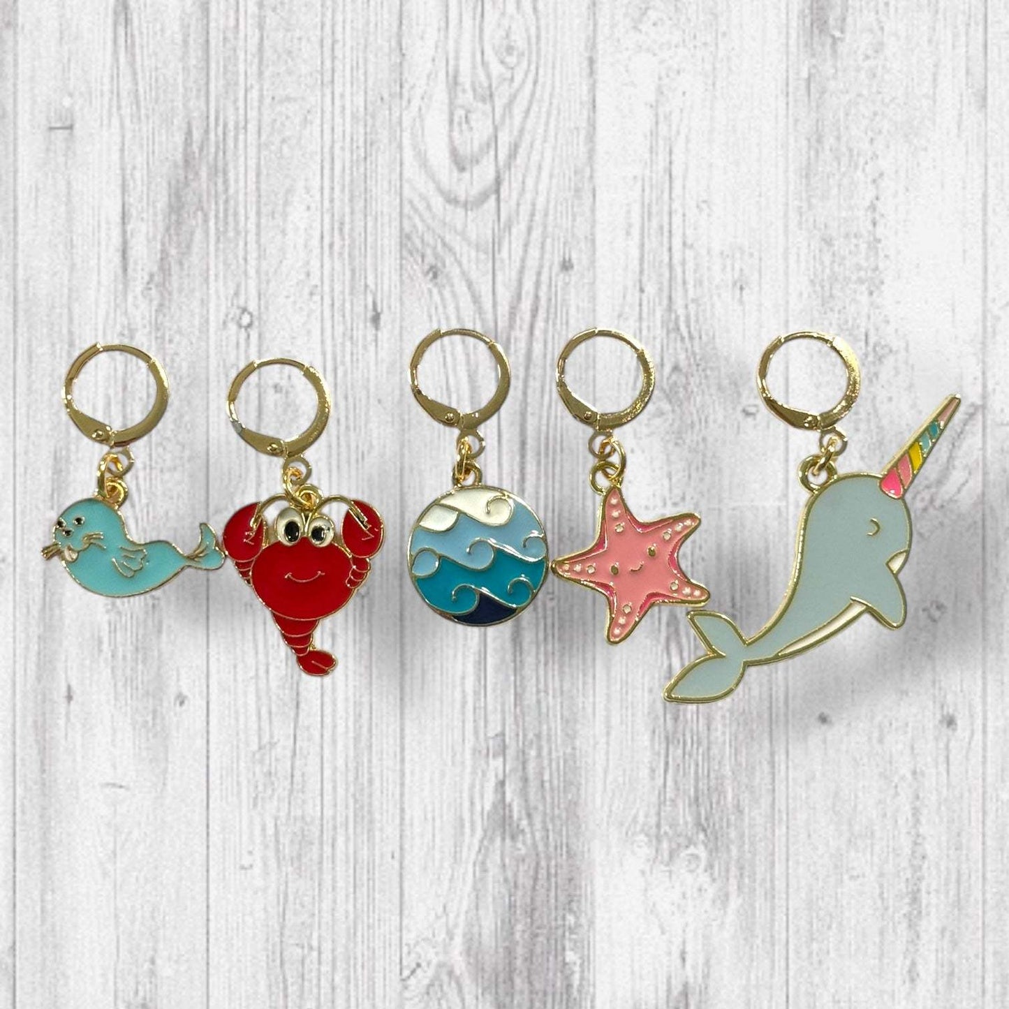 A Drift of Ocean Friends Progress Marker Set