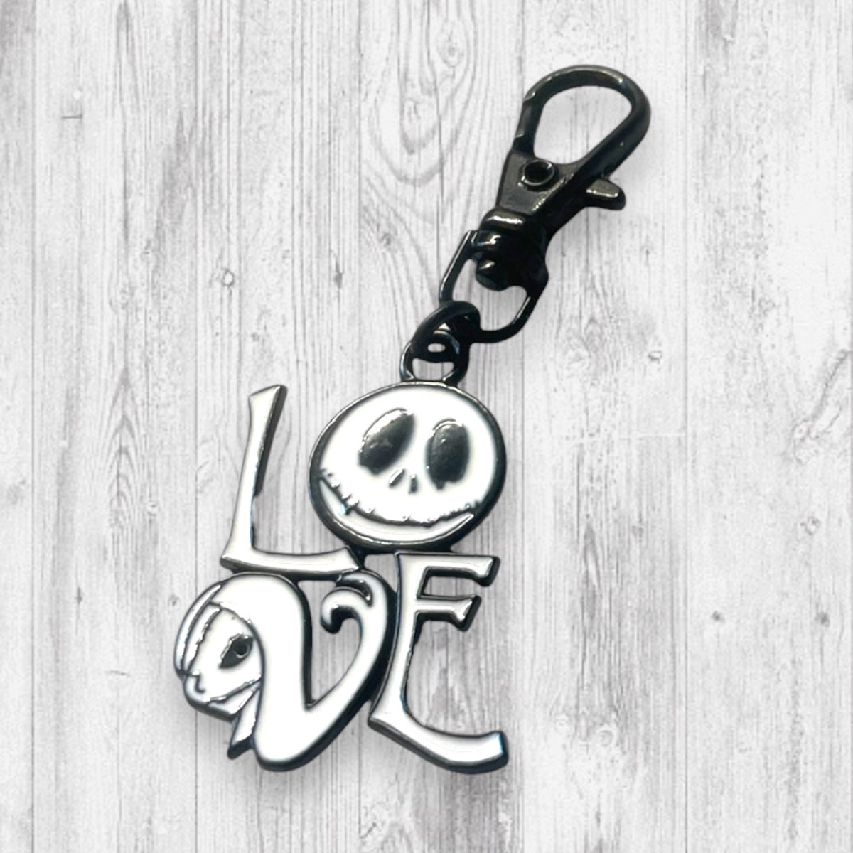 Love Never Dies Progress and Stitch Markers Nightmare Before Christmas