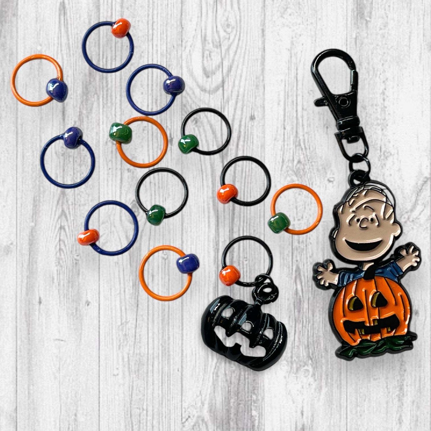 Most Sincere Pumpkin Patch Progress and Stitch Markers