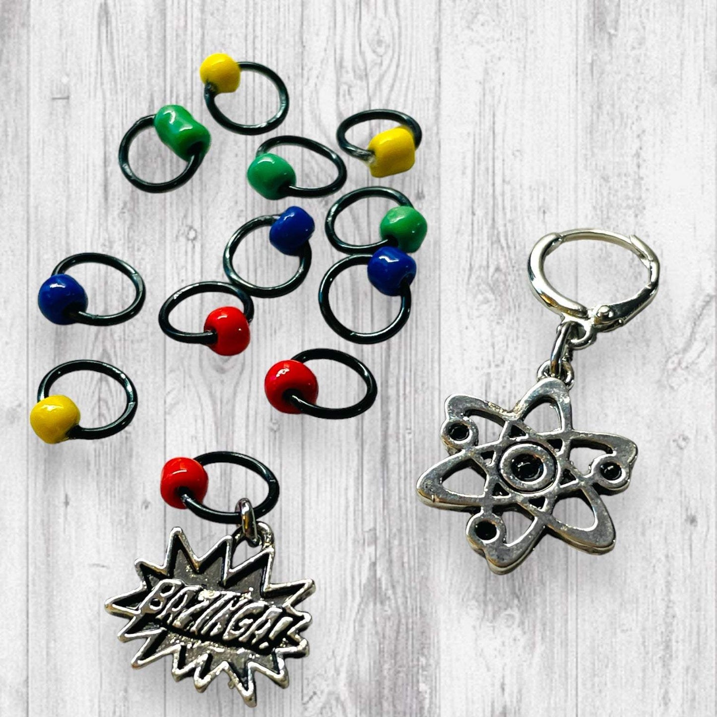 Ball Pit Bazinga! Progress and Stitch Markers - AdoreKnit