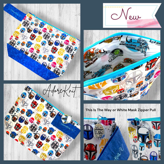 This Is the Way (to Finish It) Project Bag | Zippered Bag | May the Force 2026 Collection