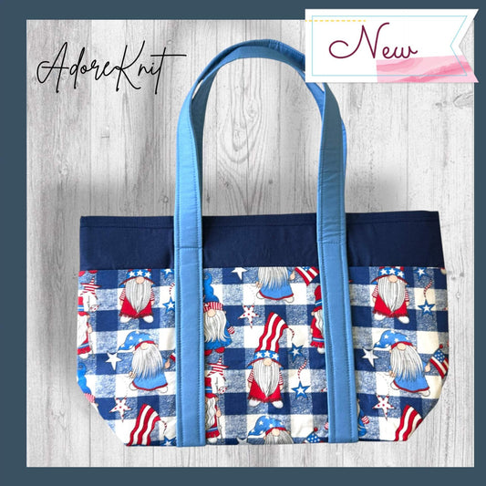 Red White and GNOME Project Bag