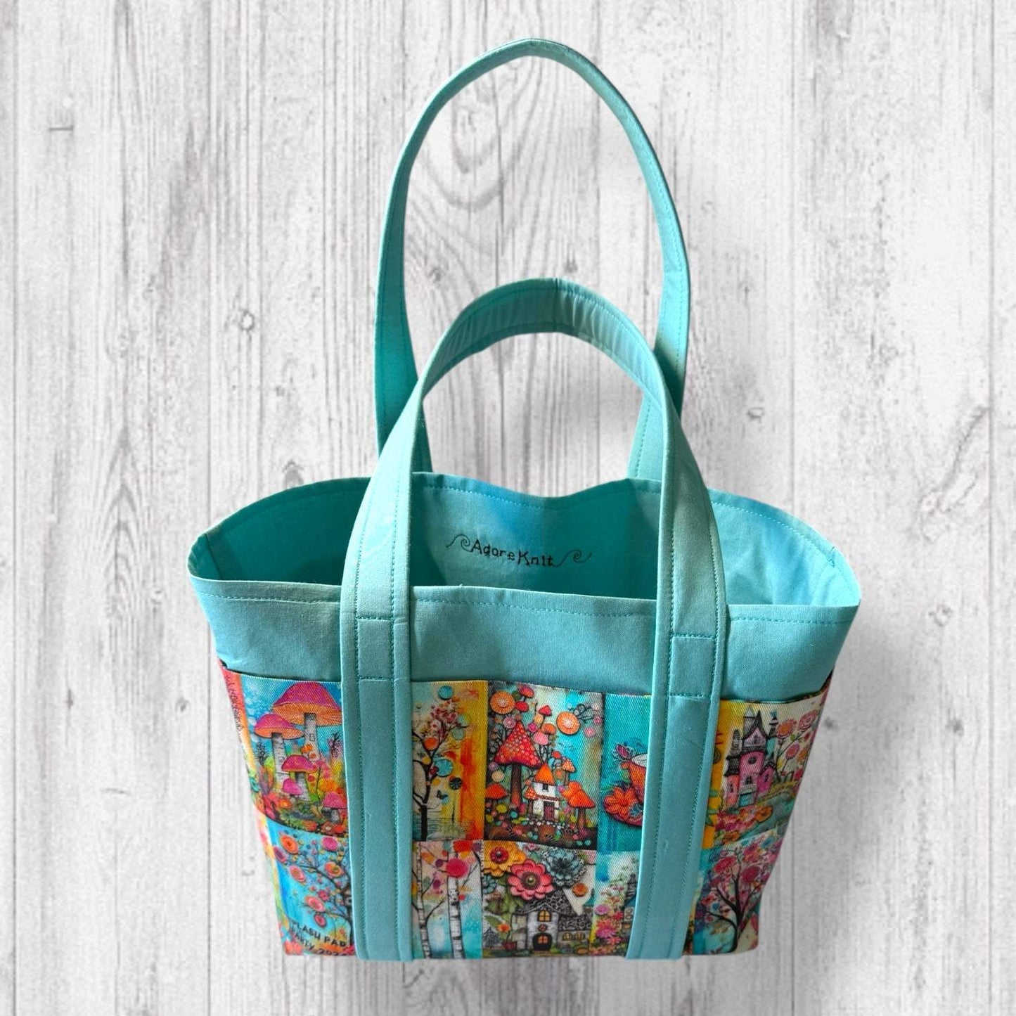 2025 Exclusive Splash Pad Party Cottage Blooms Collection Carry All Project Bag