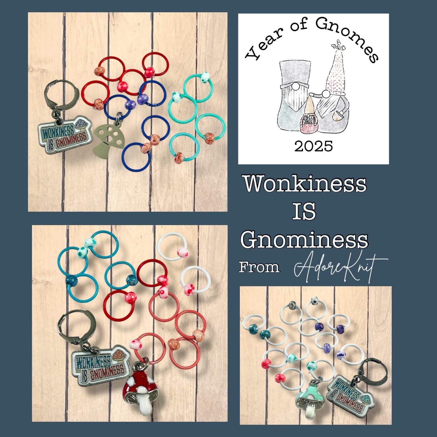2025 Wonkiness is Gnominess Progress and Stitch Markers for Imagined Landscapes