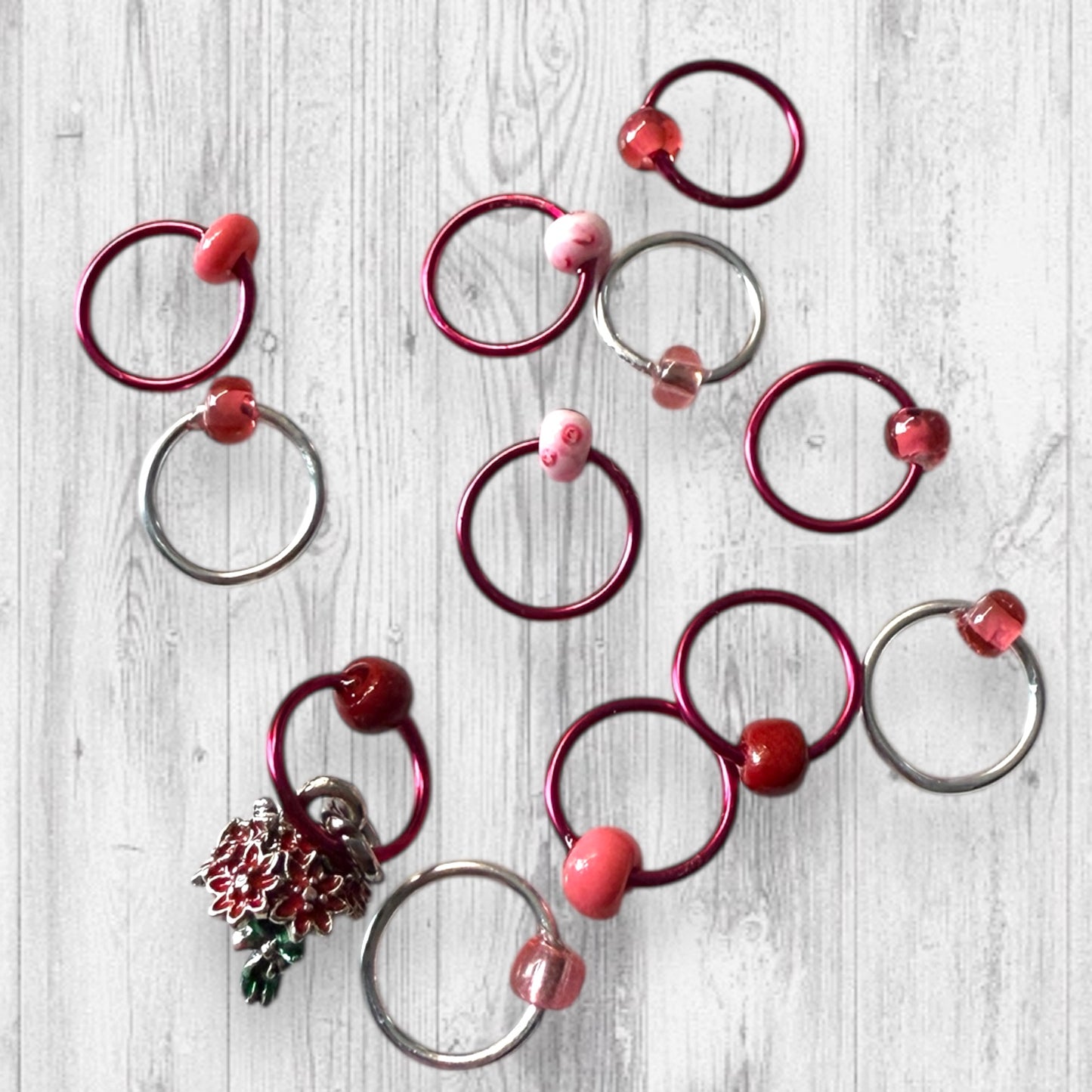 Plant Pots and Paws Progress & Stitch Markers