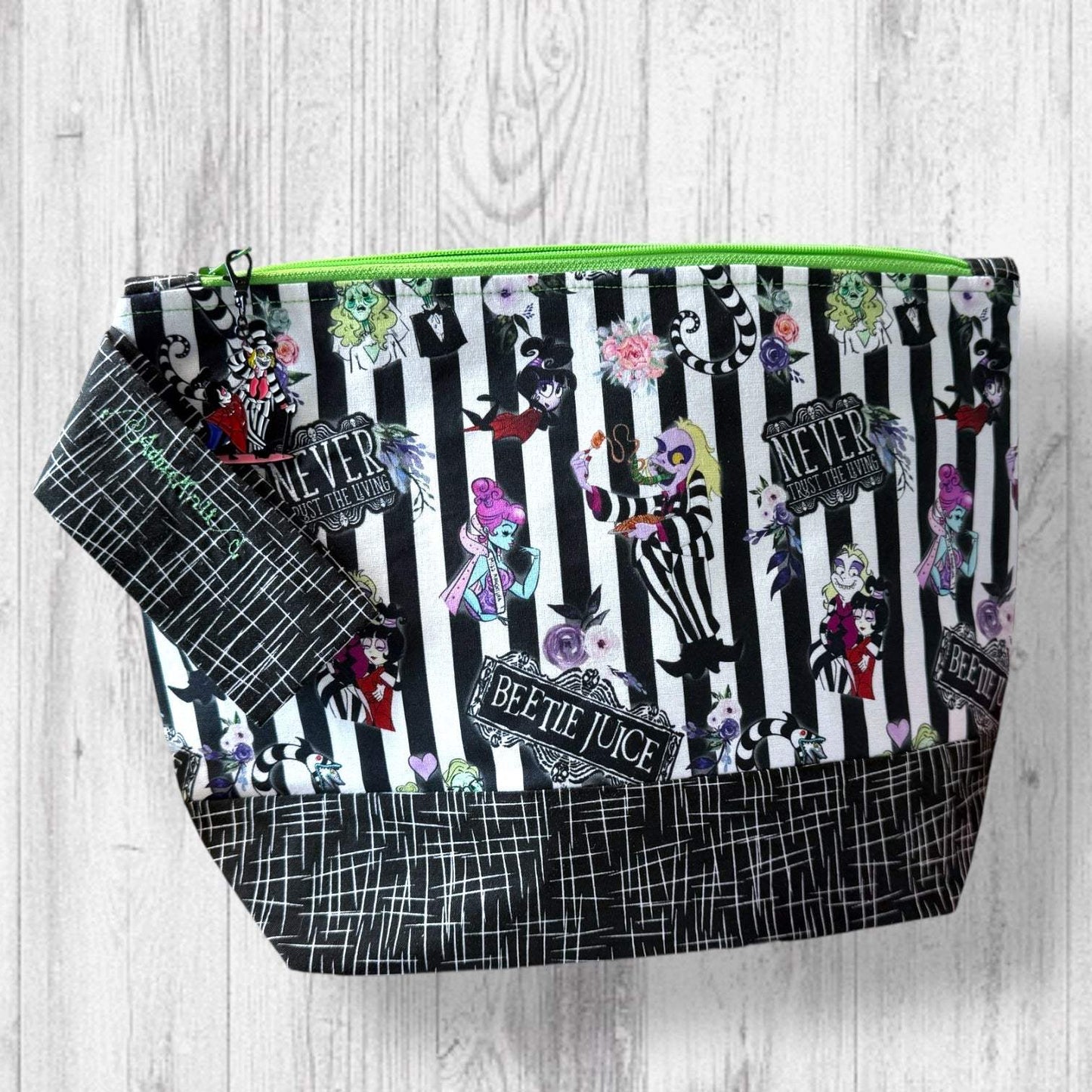 Beetlejuice Stripes Project Bag
