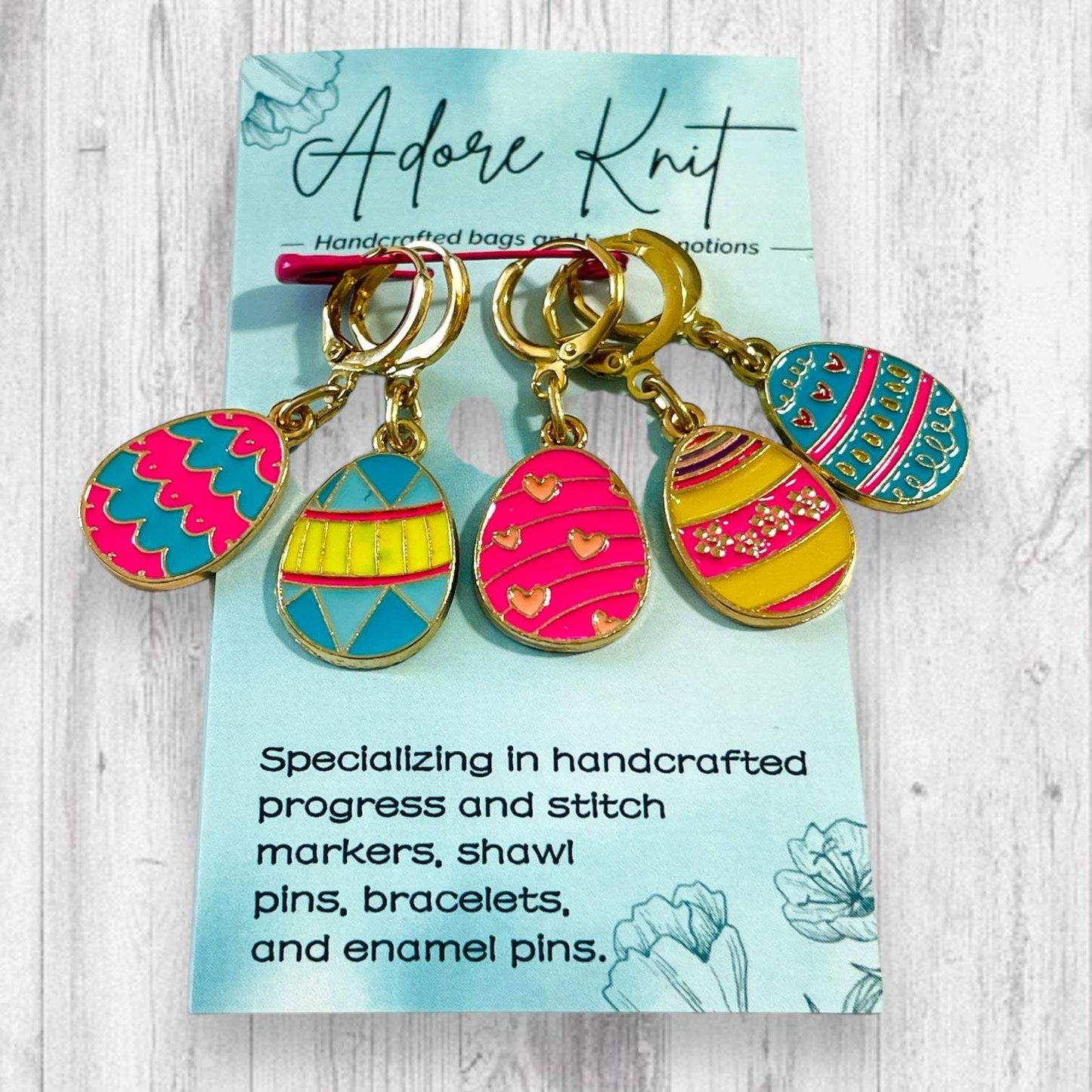 Scramble!  It's Egg Hunt Time! Progress Marker Set - AdoreKnit