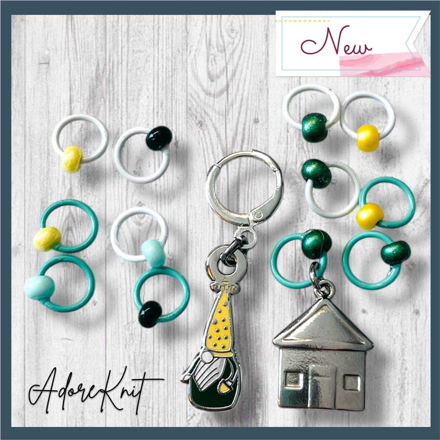 2025 Gnectar Gnome Progress and Stitch Markers for Imagined Landscapes