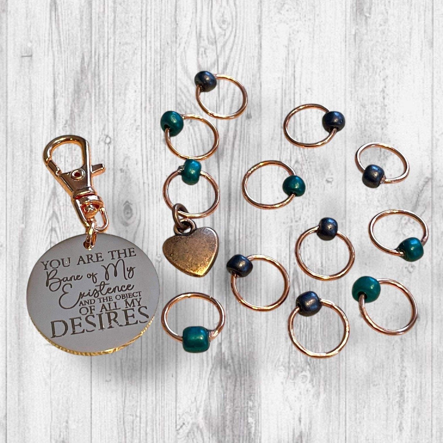 Bane of My Existence Progress and Stitch Markers