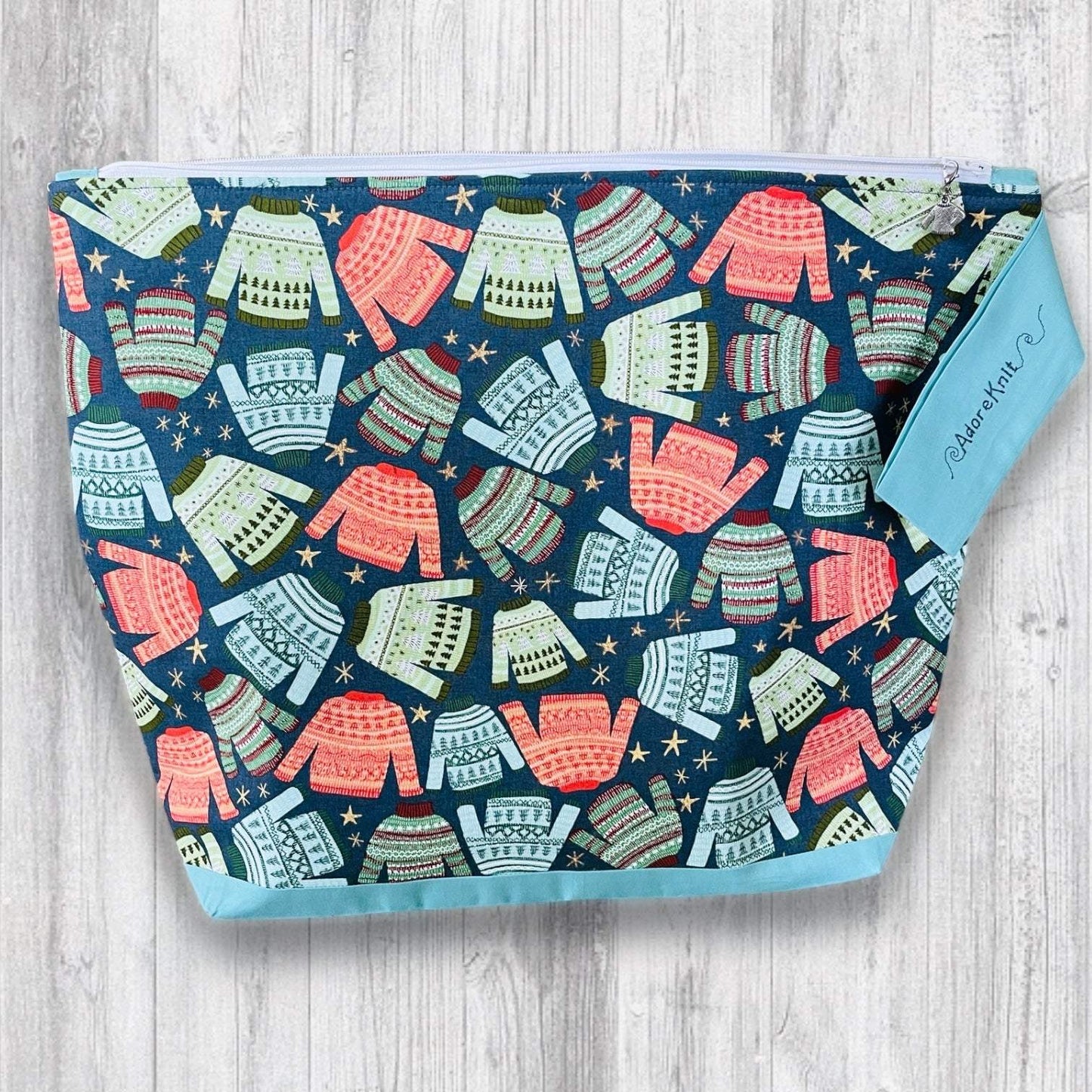 Sweater Knitting Project Bag - AdoreKnit
