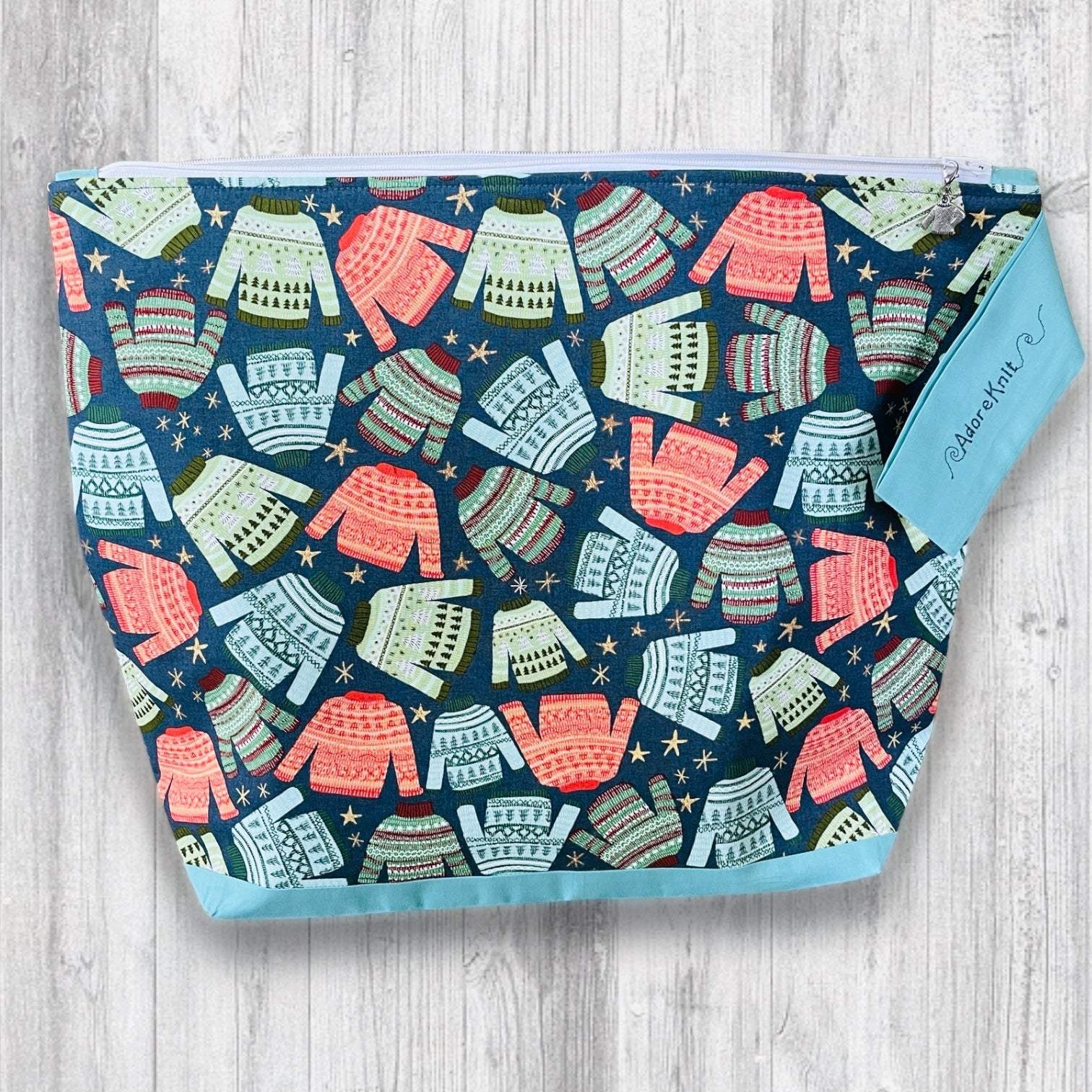 Sweater Knitting Project Bag - AdoreKnit