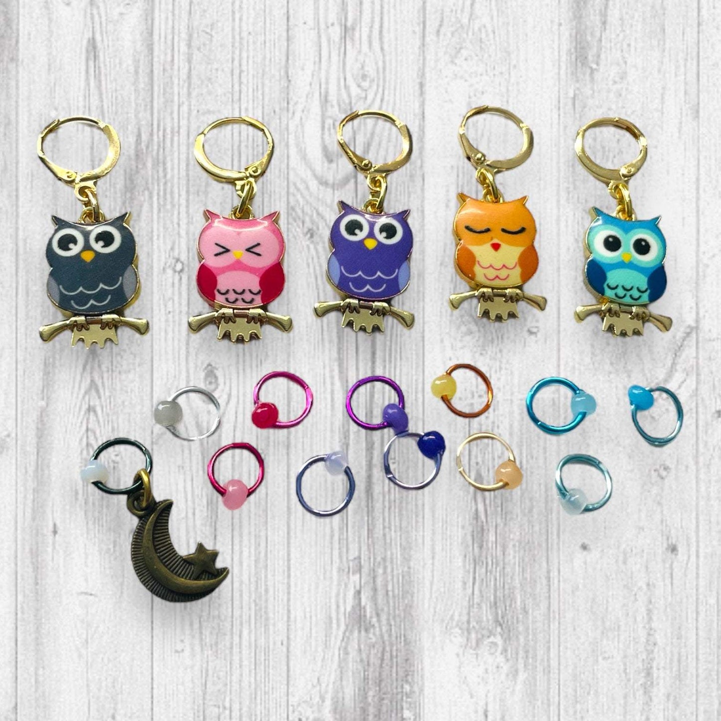 You are Hootiful! Progress Marker Set - AdoreKnit