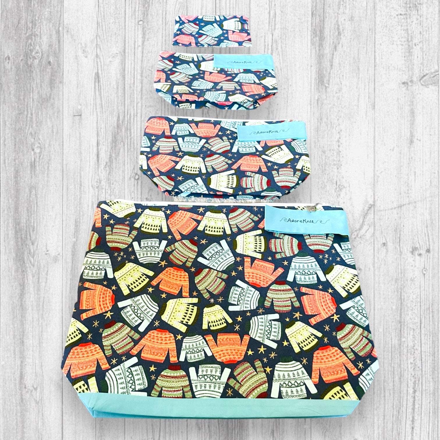 Sweater Knitting Project Bag - AdoreKnit