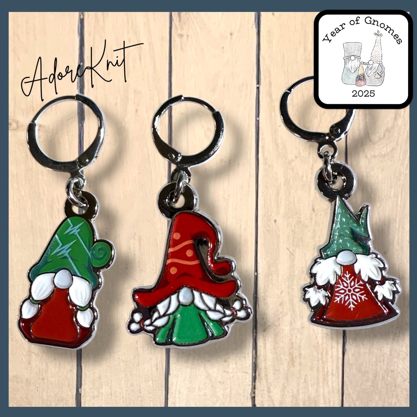 2025 Gnomeleaf Gathering Girls Progress & Stitch Marker Sets for Imagined Landscapes