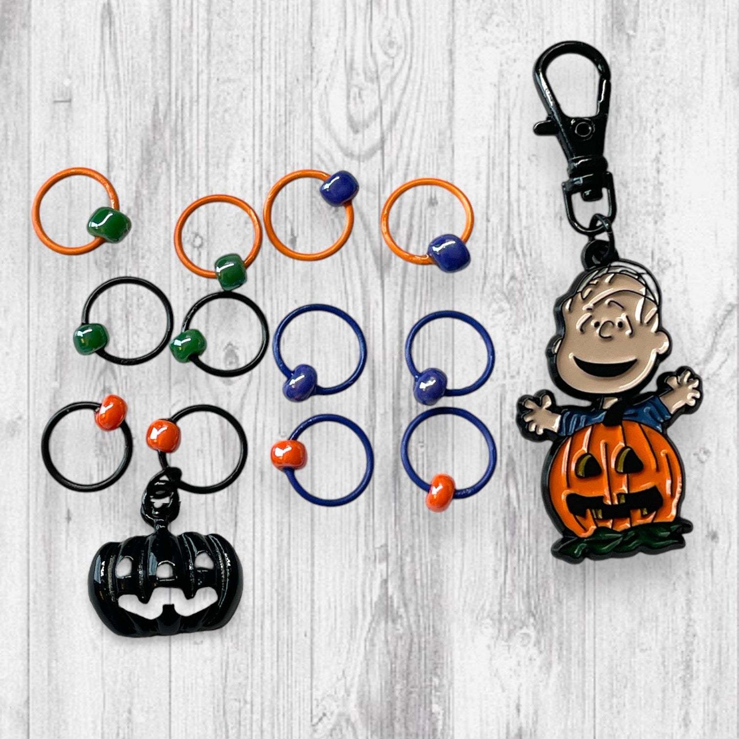 Most Sincere Pumpkin Patch Progress and Stitch Markers