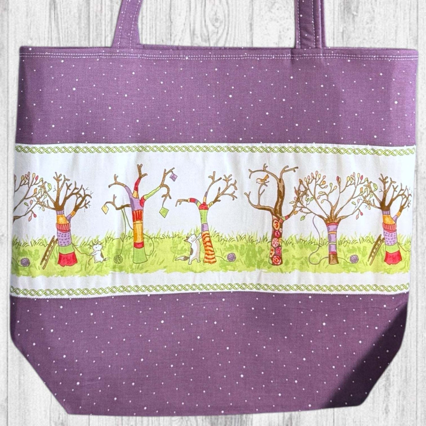 Tree Meowgicians Project Bag