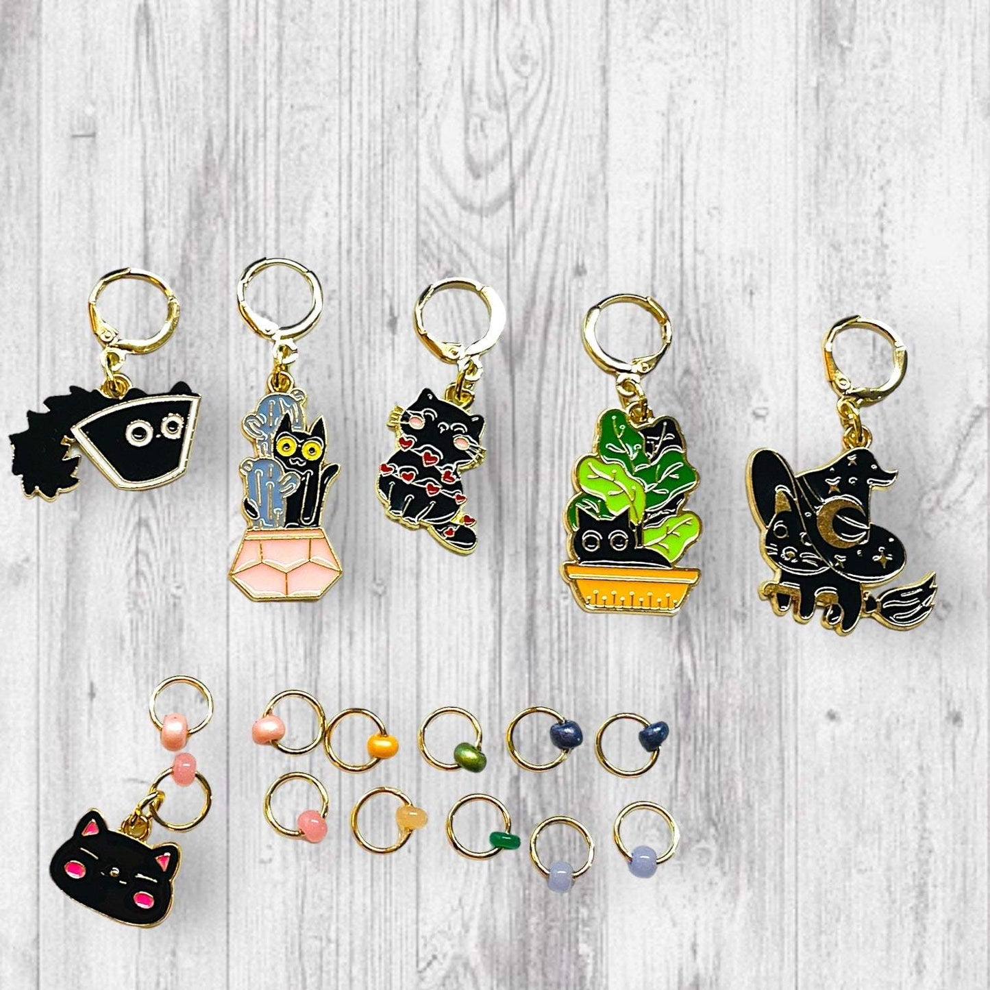 Turbulent Black Cat!!!! Progress Marker Set - AdoreKnit