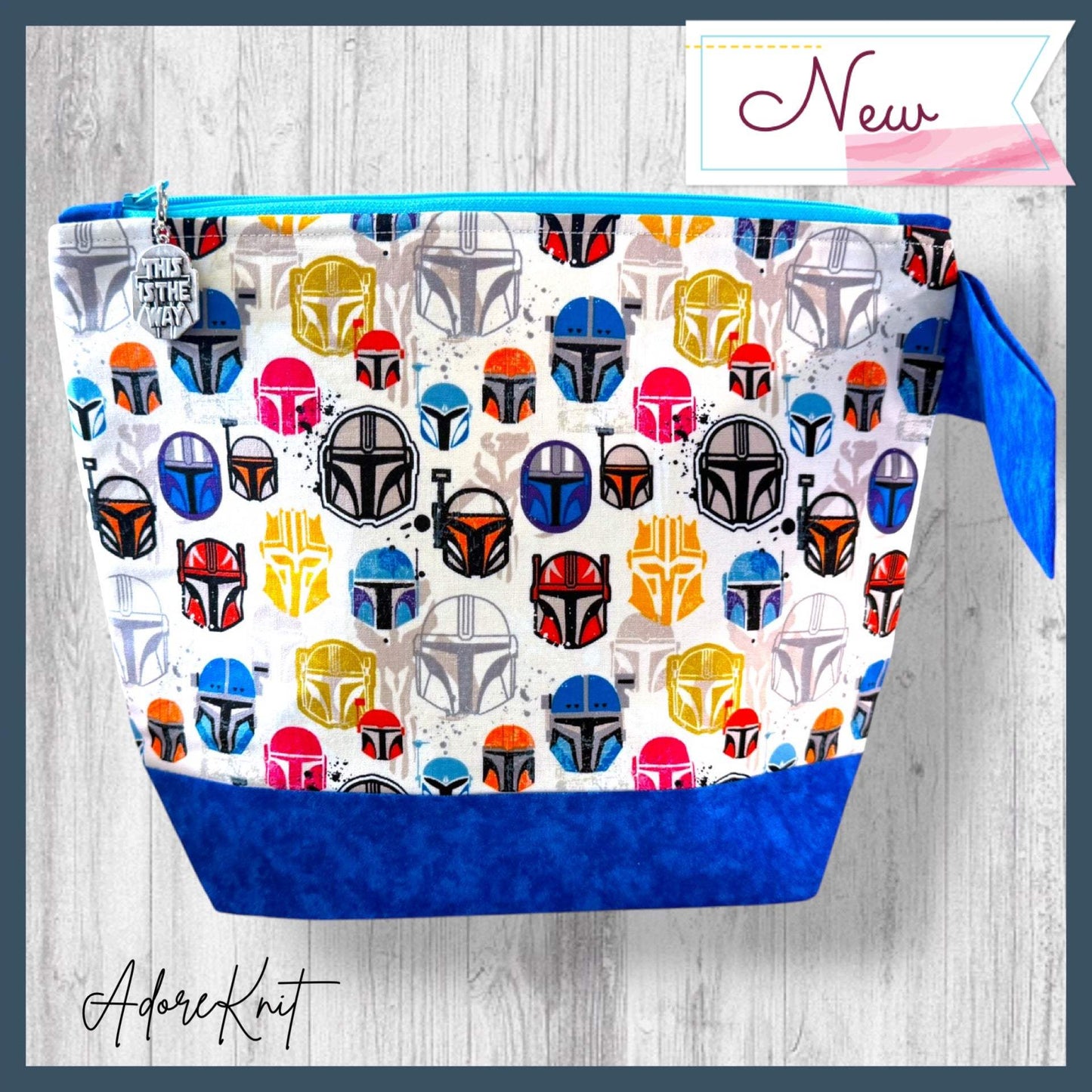 This Is the Way (to Finish It) Project Bag | Zippered Bag | May the Force 2026 Collection