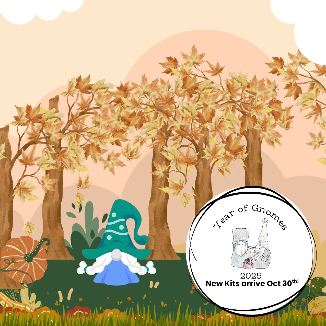 2025 Gnomeleaf Gathering Gnorah Progress & Stitch Marker Sets for Imagined Landscapes