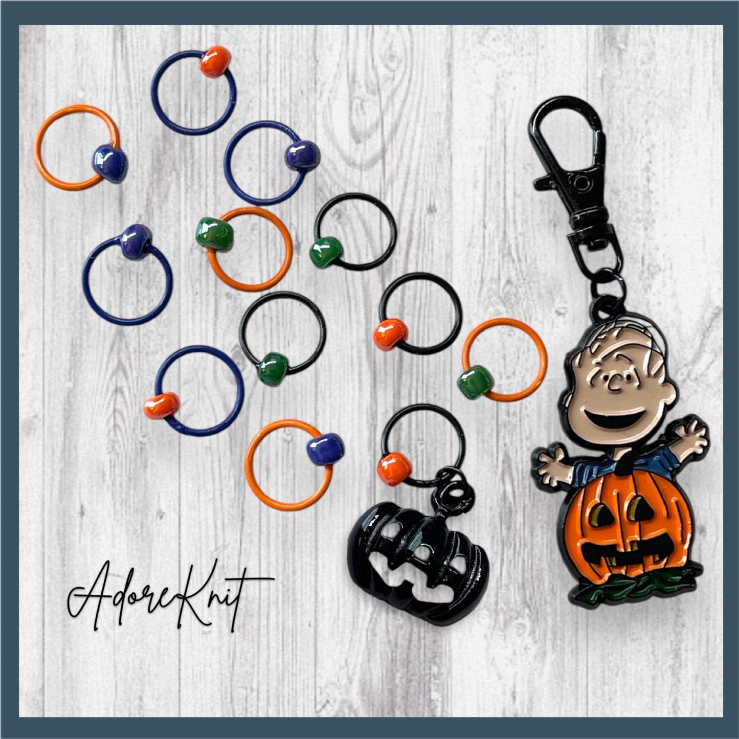 Most Sincere Pumpkin Patch Progress and Stitch Markers