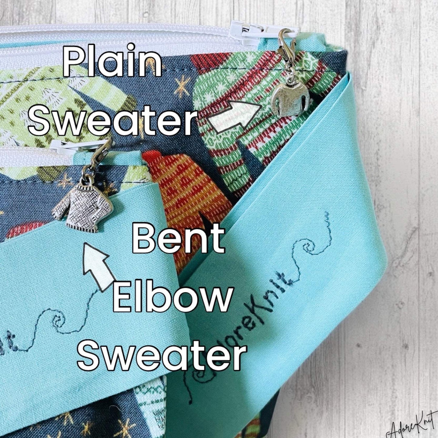 Sweater Knitting Project Bag - AdoreKnit