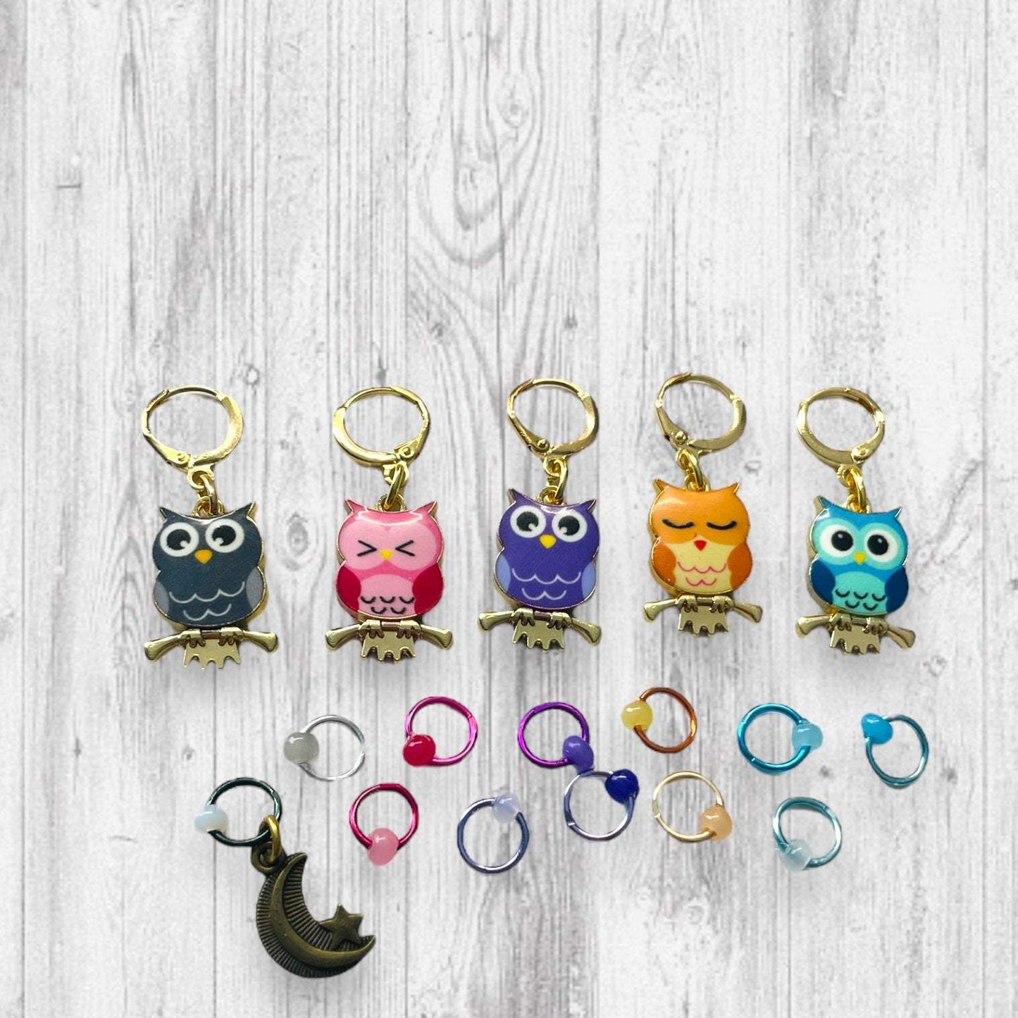 You are Hootiful! Progress Marker Set - AdoreKnit