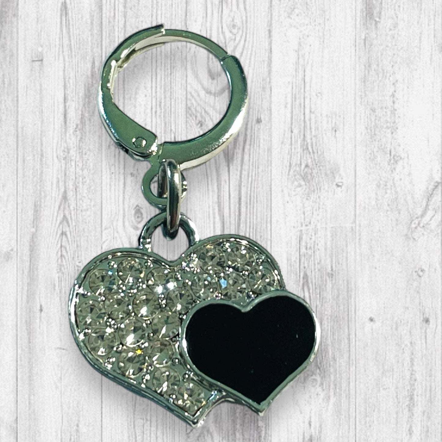 Live Laugh Love Together Heart Progress and Stitch Markers