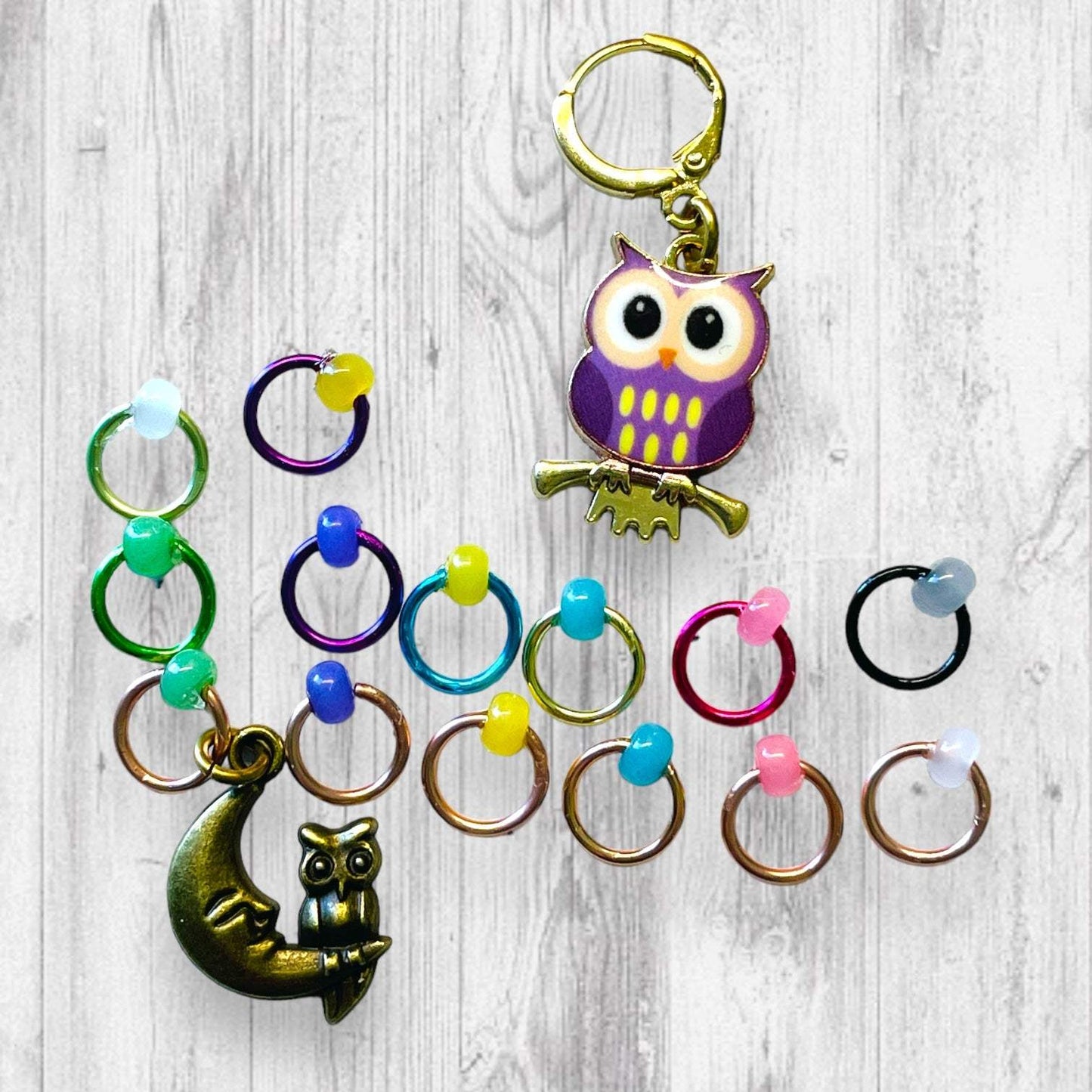 Owl I Do Is Win! Progress Marker Set - AdoreKnit