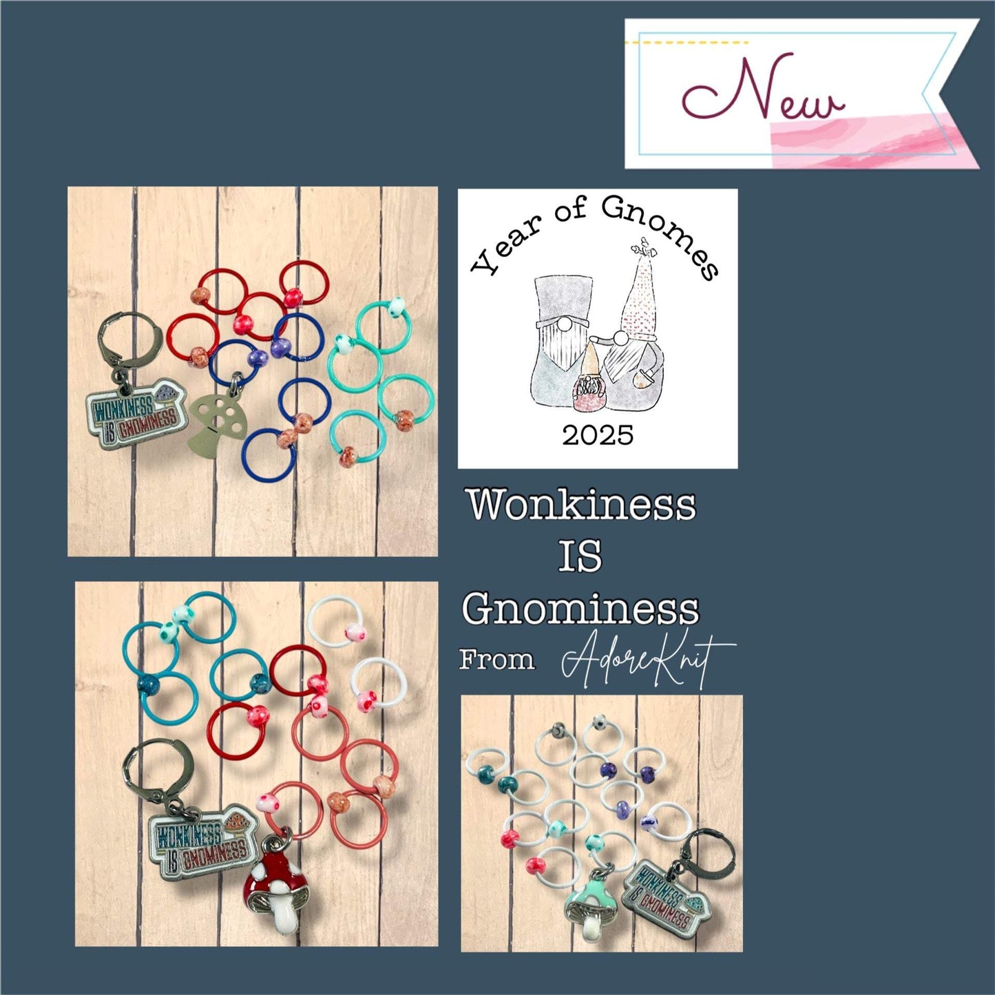 2025 Wonkiness is Gnominess Progress and Stitch Markers for Imagined Landscapes